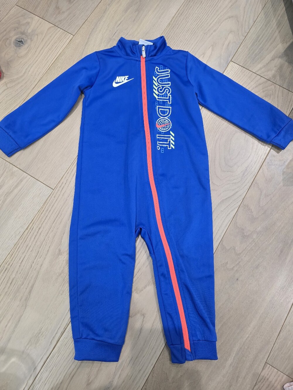 VGUC Nike Blue Kids' 'Just Do It' One-Piece 24M